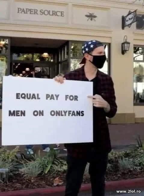 Equal pay for men on onlyfans poze haioase