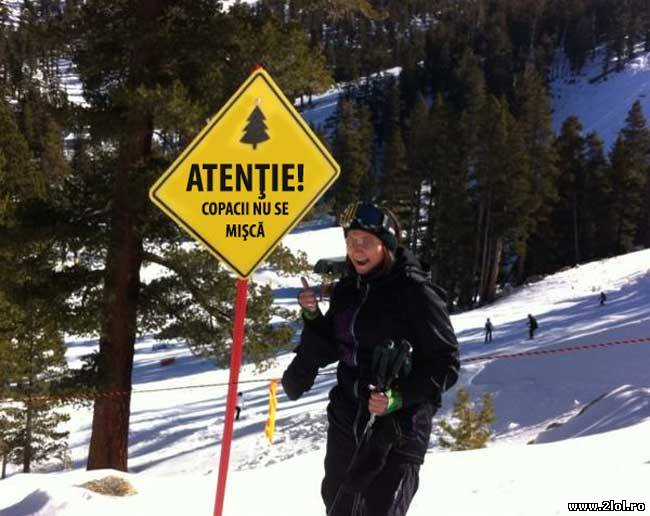 Ai grijă când schiezi poze haioase