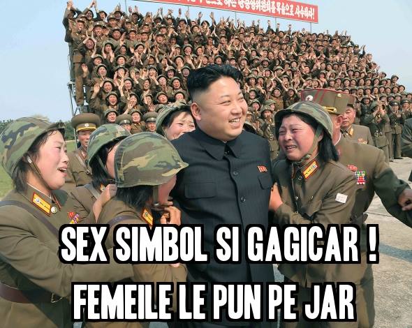 Idolul femeilor din Coreea de Nord poze haioase