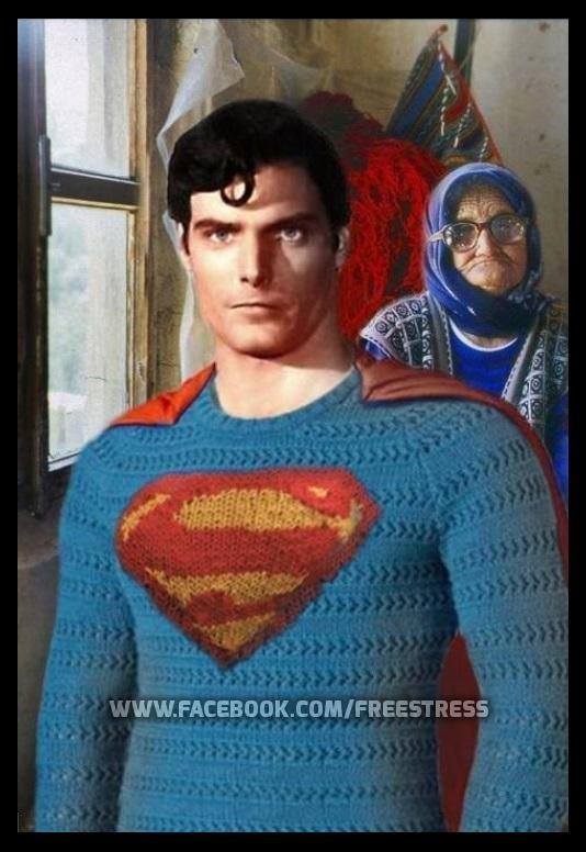 Superman la mamaie la Vaslui poze haioase