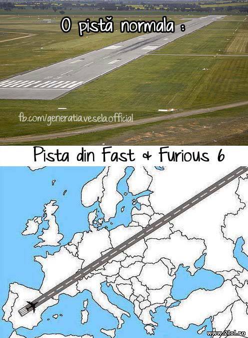Pista de la Fast & Furious 6 poze haioase