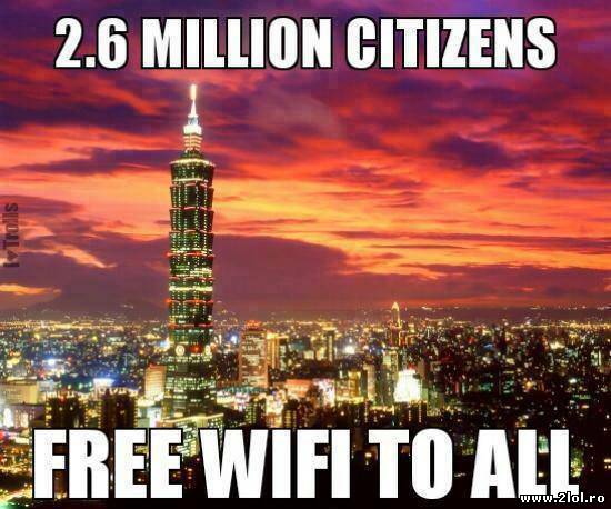 Taiwan, prima ţară cu wi-fi gratuit poze haioase