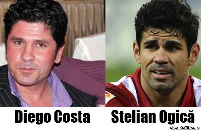 Diego Costa seamănă cu Ogică? poze haioase