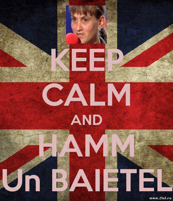 Keep calm and hamm un baietel