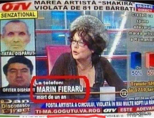 Marin Fieraru, mort de un an poze haioase