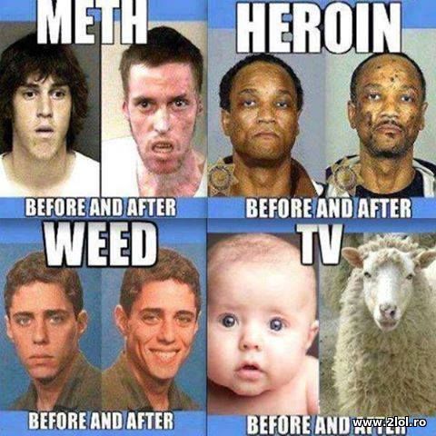 Before and after TV poze haioase