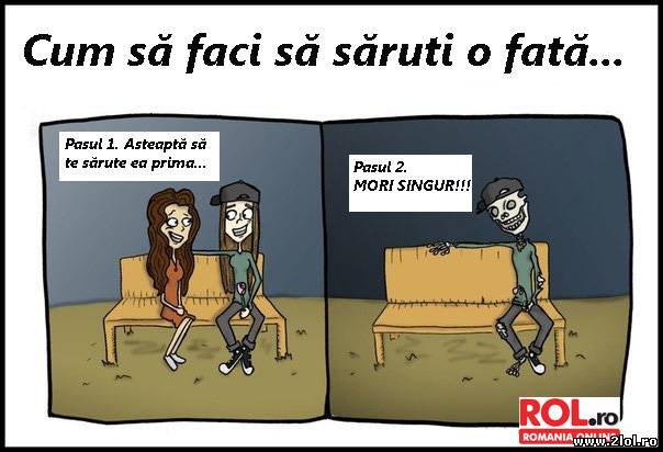 Când aștepți o fată să sărute prima poze haioase