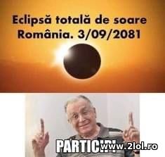 Eclipsa totala de soare Romania 2081. Iliescu