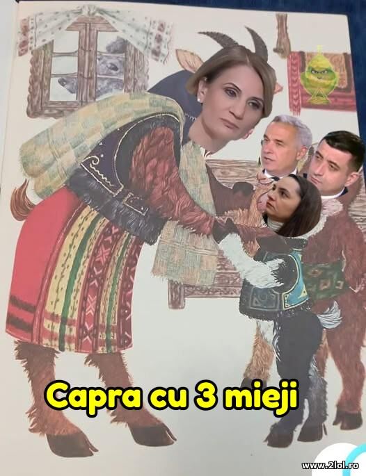 Capra cu trei mieji(iezi) - Anca Alexandrescu poze haioase