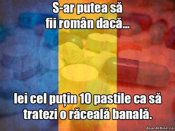Cum se tratează românul de răceală poze haioase