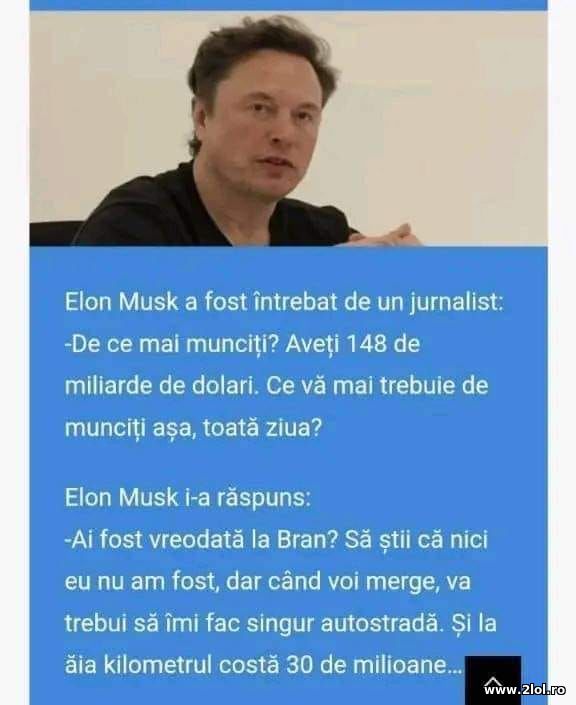 De ce munceste Elon Musk