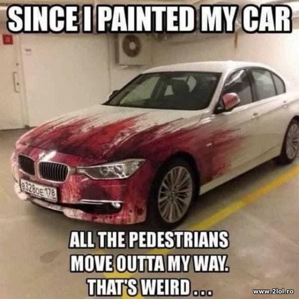 Since I painted my car