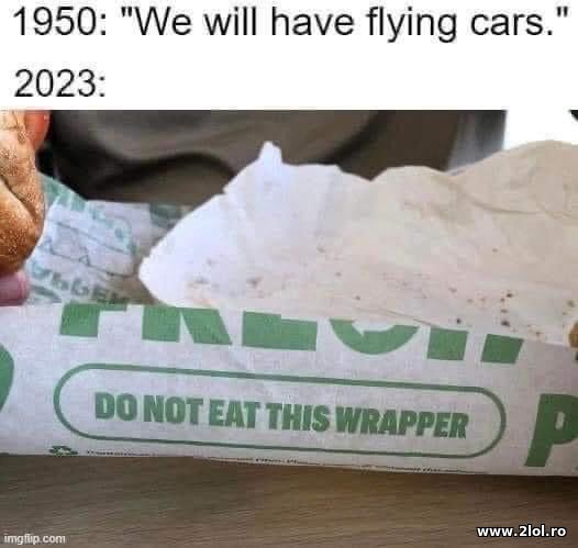 1950: We will have flying cars poze haioase