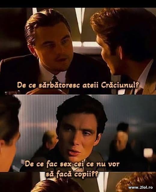 De ce sarbatoresc ateii Craciunul? poze haioase