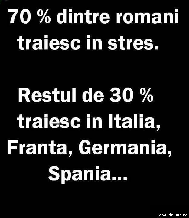 Majoritatea românilor trăiesc în stres