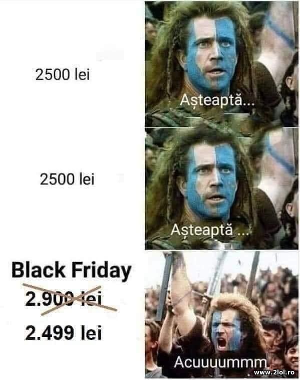 Cum functioneaza Black Friday poze haioase