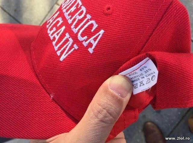MAGA Made in China poze haioase