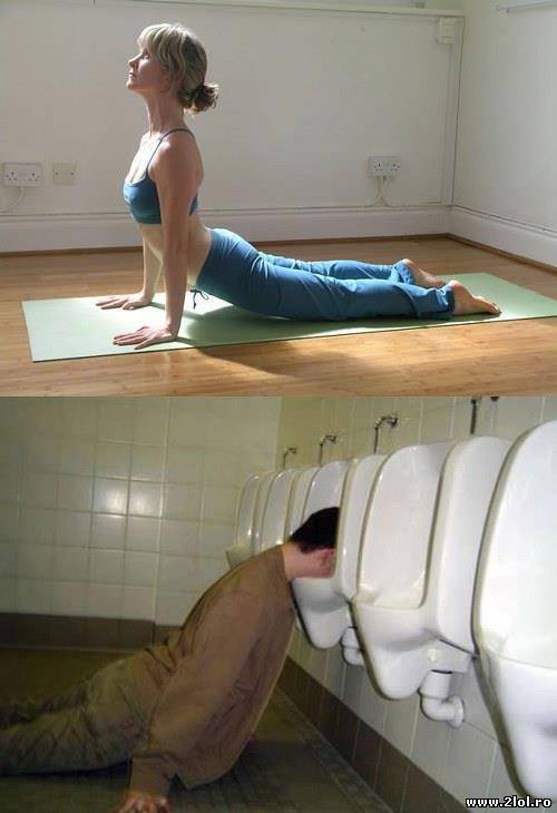 O pozitie noua de yoga poze haioase