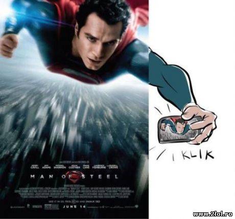 Cum a apărut coperta filmului Superman poze haioase