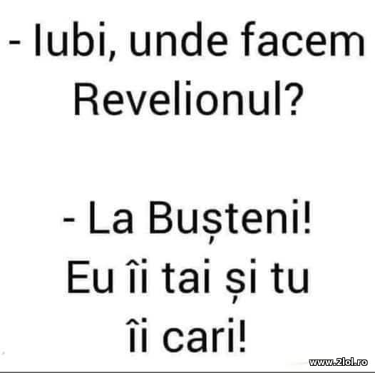 Iubi, unde facem Revelionul? poze haioase