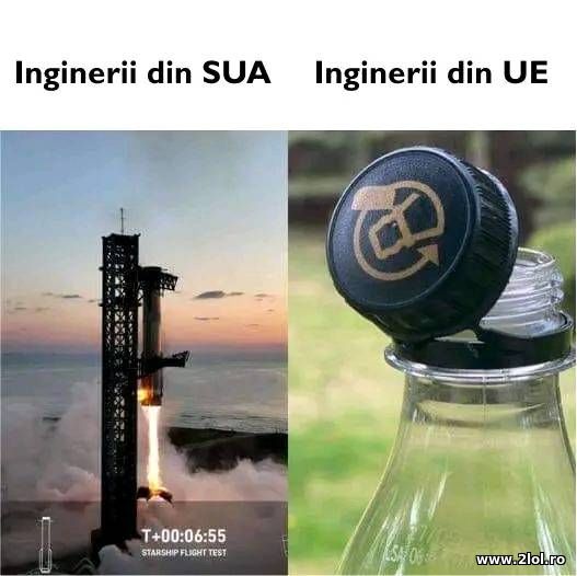 Inginerii din SUA si cei din UE poze haioase