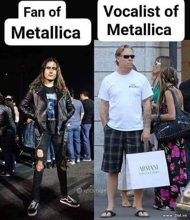 Fan of Metallica. Vocalist of Metallica poze haioase