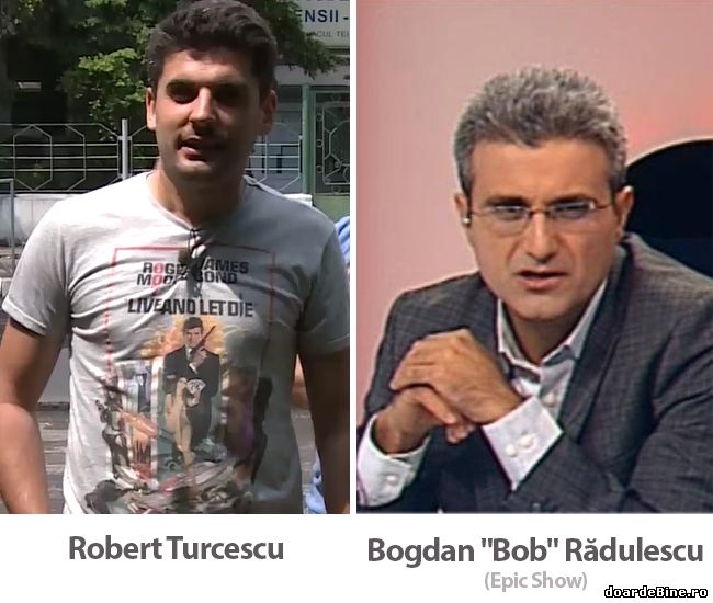 Bogdan Rădulescu seamănă cu Robert Turcescu? poze haioase