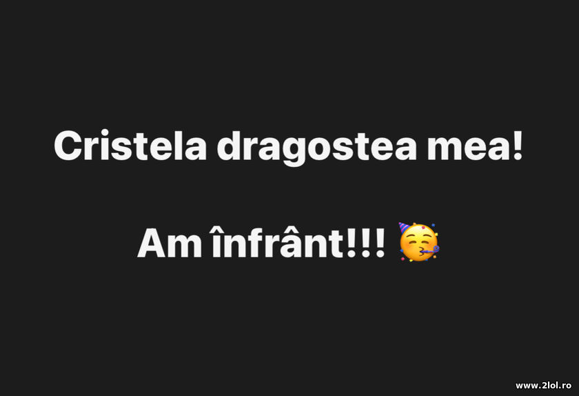 Cristela dragostea mea | poze haioase