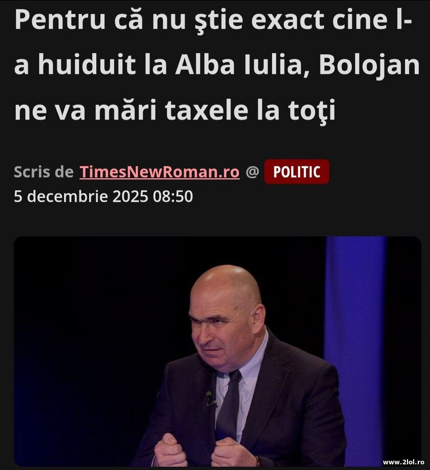 Pentru ca nu stie cine l-a huiduit la Alba Iulia | poze haioase