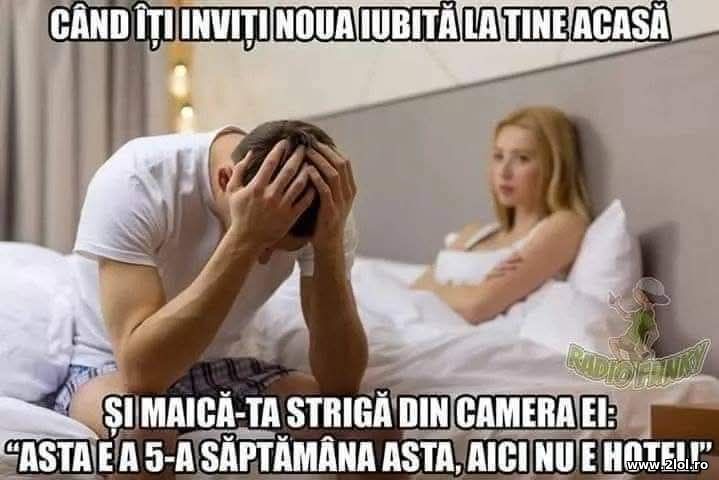 Cand iti invitia iubita acasa | poze haioase