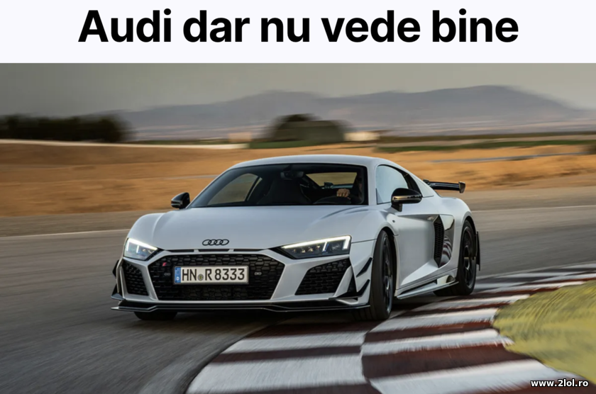 Audi dar nu vede bine | poze haioase