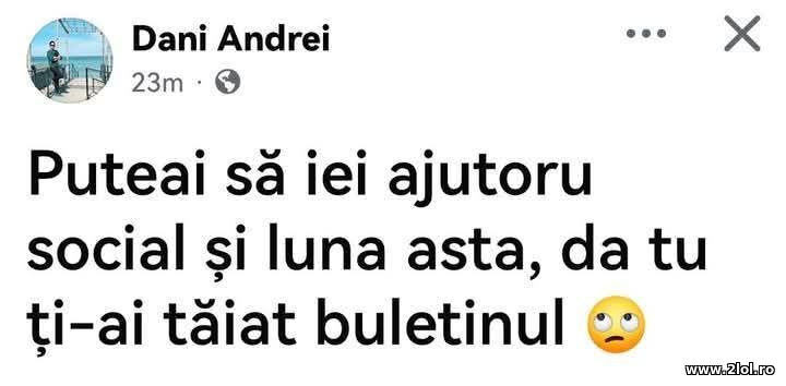 Ajutor social | poze haioase