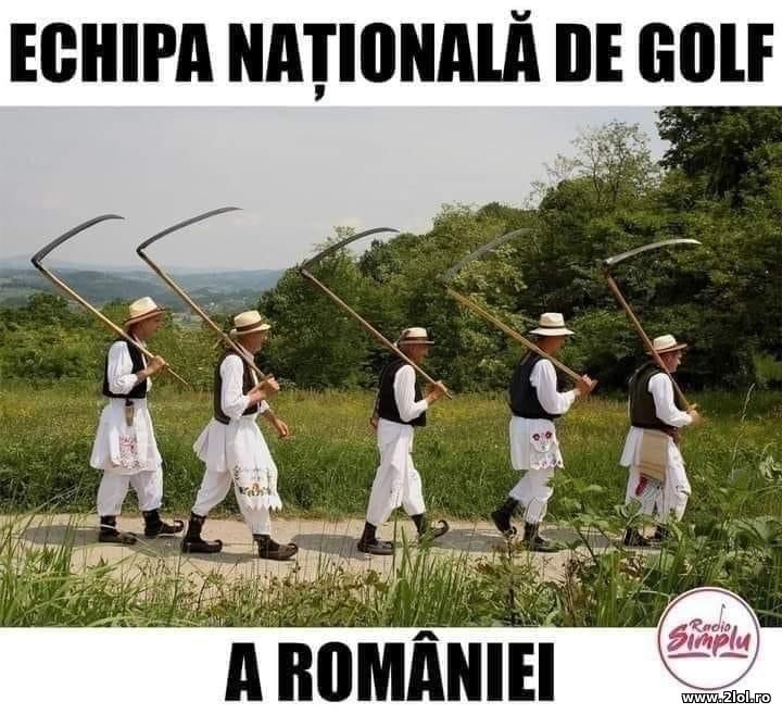 Echipa nationala de golf a Romaniei | poze haioase