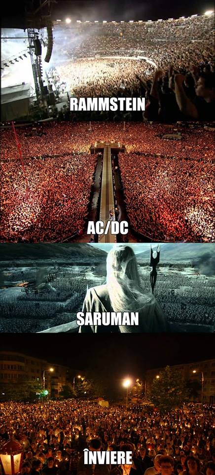 Rammstein, AC/DC, Saruman și Înviere | poze haioase