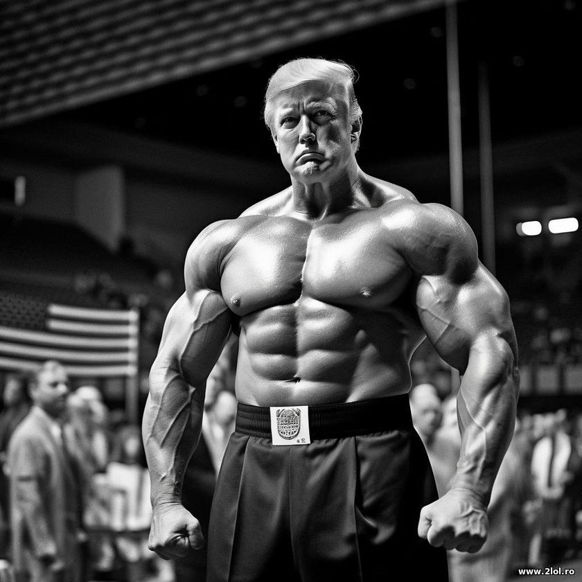 Donald Trump bodybuilder | poze haioase