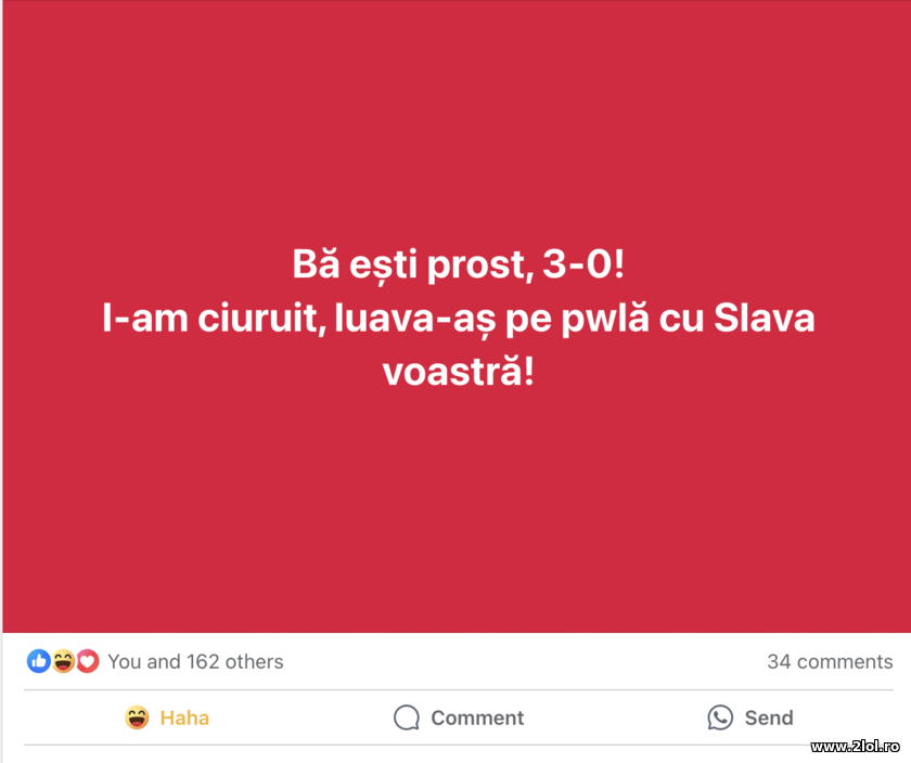 Ba esti prost, 3-0 Romania | poze haioase