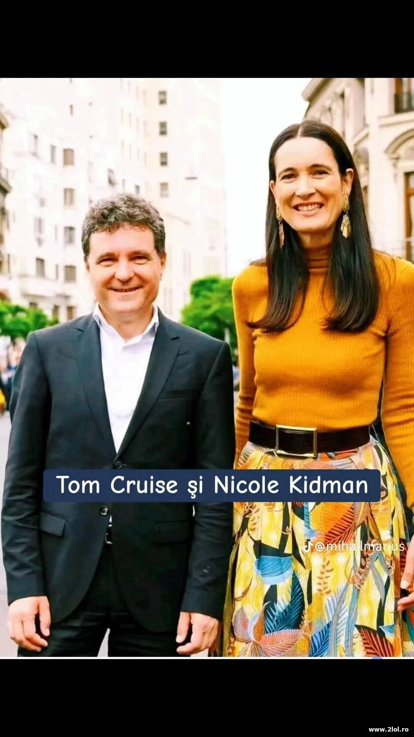 Tom Cruise si Nicole Kidman | poze haioase