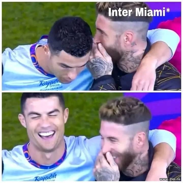 He joined Inter Miami | poze haioase