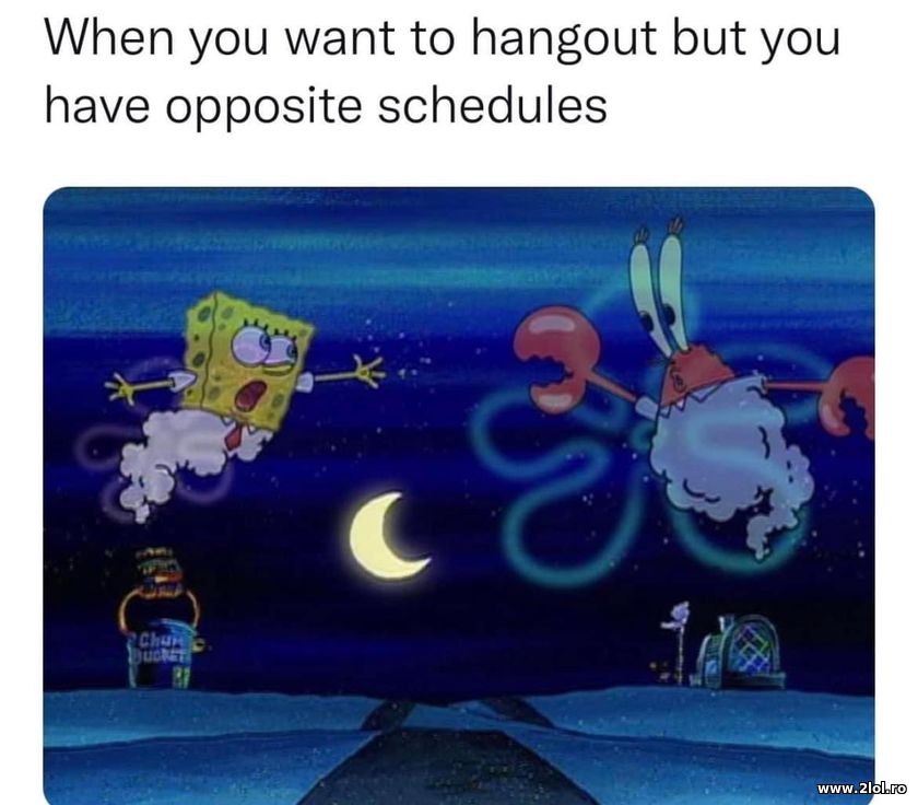 When you want to hangout but your schedules | poze haioase