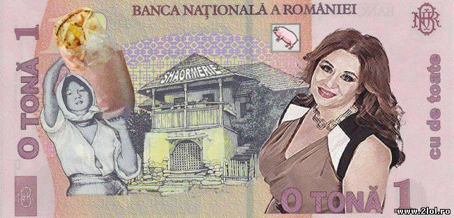Noua bancnotă românească, o tonă! | poze haioase