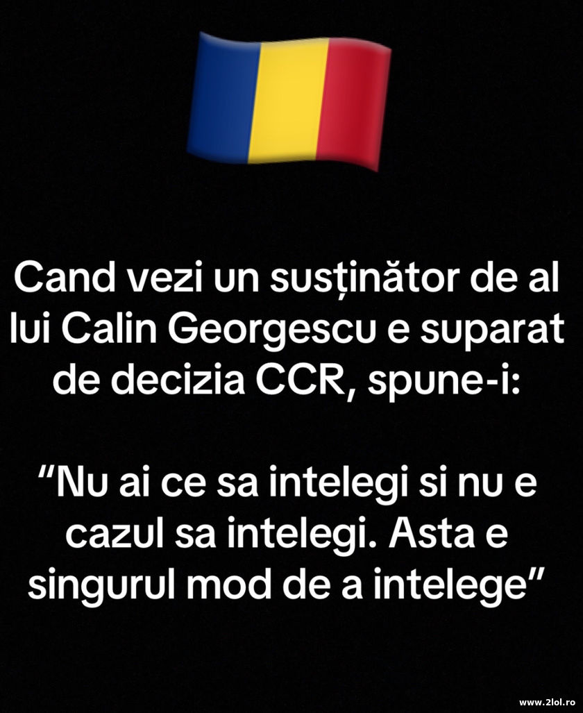 Cand vezi un sustinator al lui Calin Georgescu | poze haioase