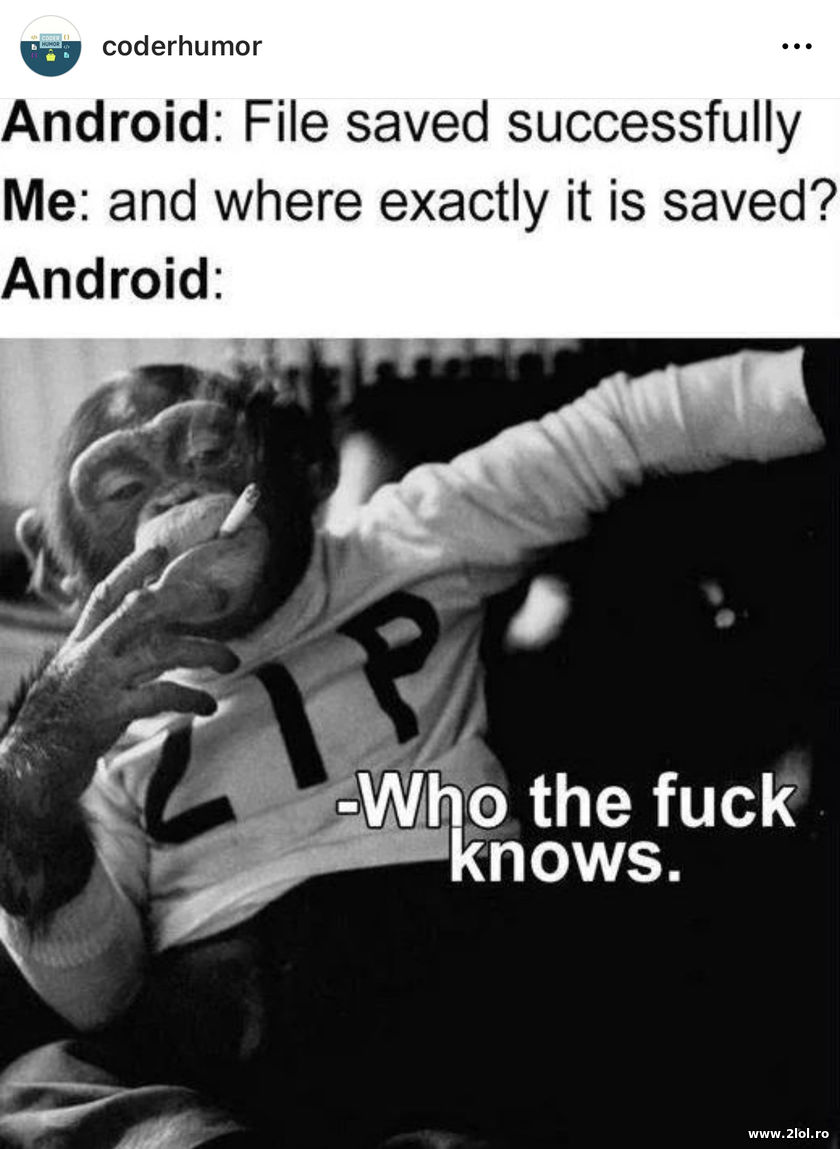 Android when you save a file | poze haioase