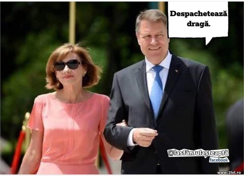 Despacheteaza draga - Klaus Iohannis | poze haioase