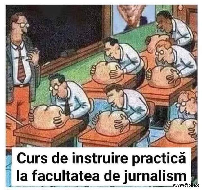 Curs de instruire practica la jurnalism | poze haioase