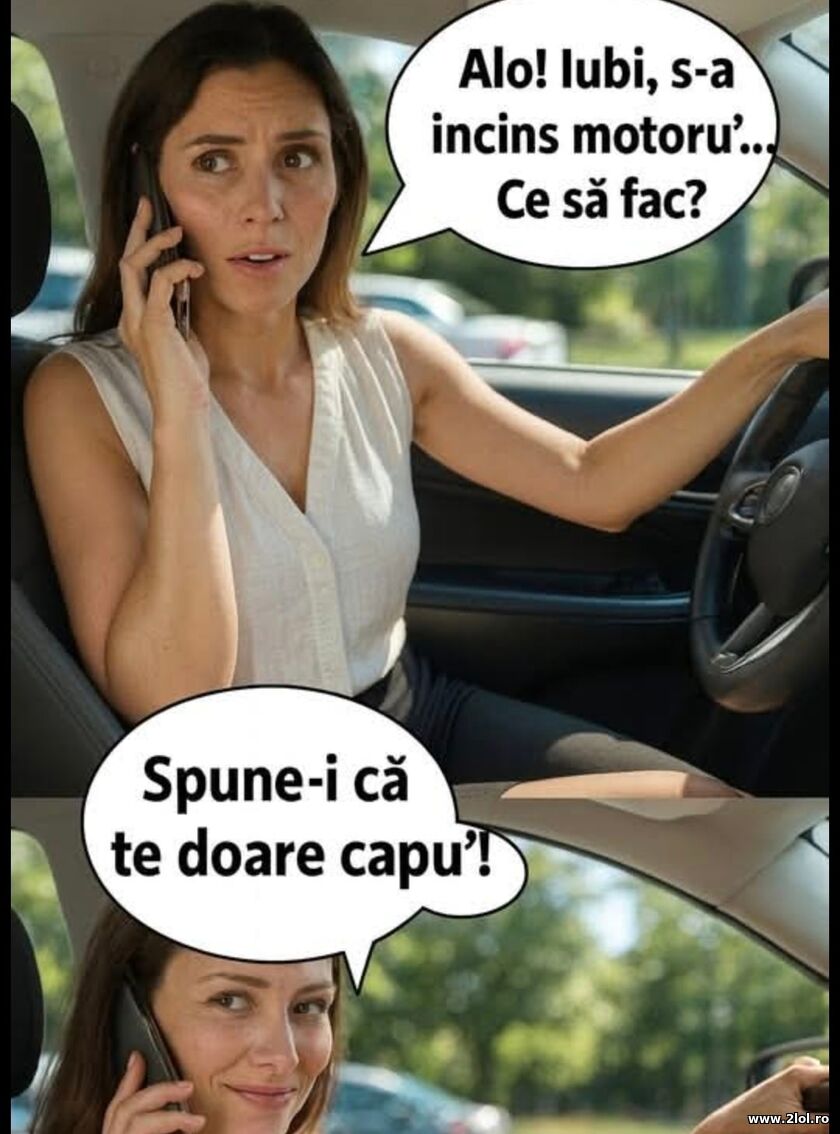 S-a incins motorul | poze haioase