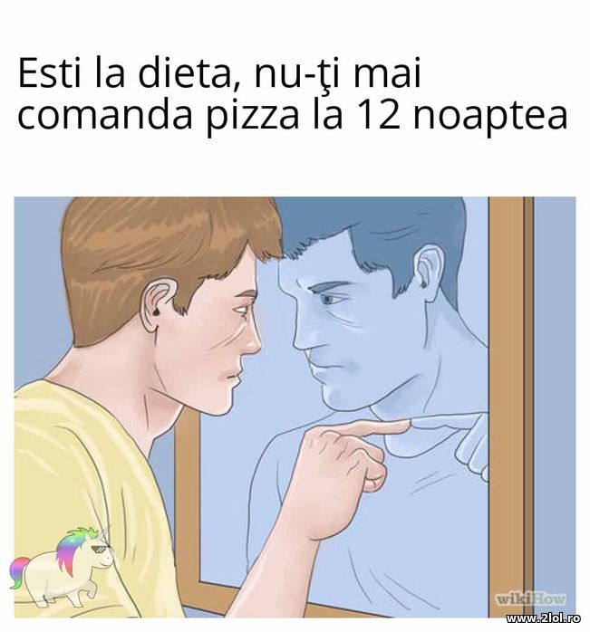 Esti la dieta si nu-ti mai comanzi pizza la 12