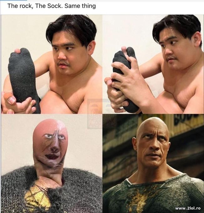 The Rock and the Sock | poze haioase