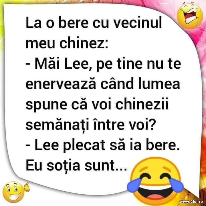 La o bere cu vecinul meu chinez | poze haioase