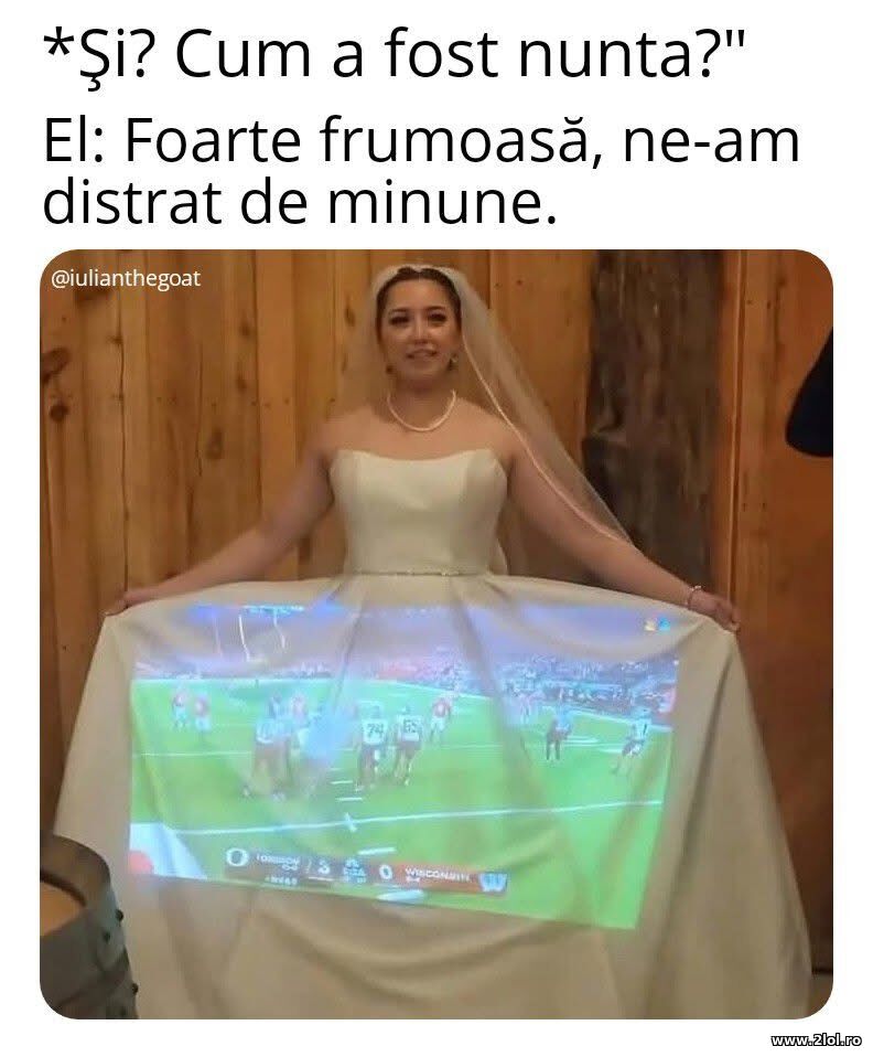 Cum a fost nunta? | poze haioase