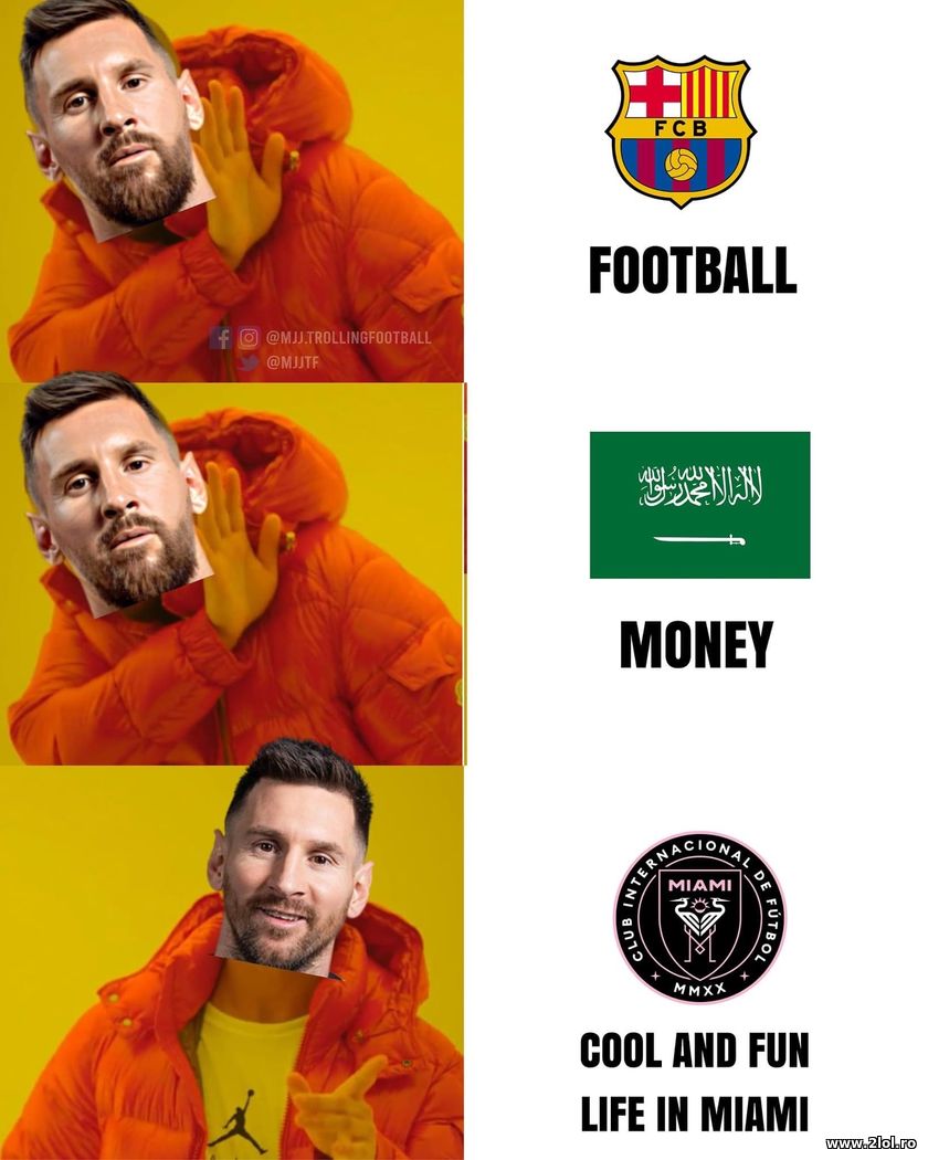 Messi's choice in 2023 about footbal | poze haioase